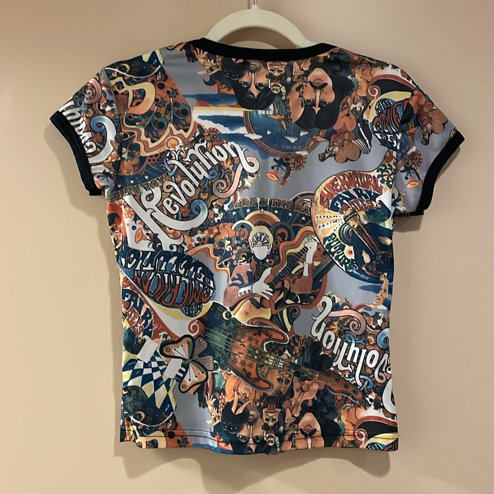 Y2K Graphic Groovy Revolution Tee‎ - Picture 2 of 2